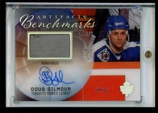 2025-26 Upper Deck Artifacts Benchmarks Doug Gilmour Auto 05/10 #BM-DG