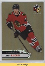 2022-23 Upper Deck Extended Series Holo GrFx Gold Lukas Reichel #HG-4 READ 16vq