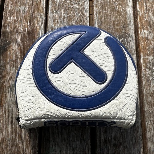 Scotty Cameron Tour Only "Tour Rat" Circle T Mid Round Headcover white/blue