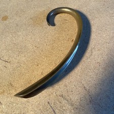 Vintage Brass Pigtail Shoehorn 8" Long