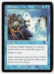 Disrupt - Invasion - Uncommon Blue Instant