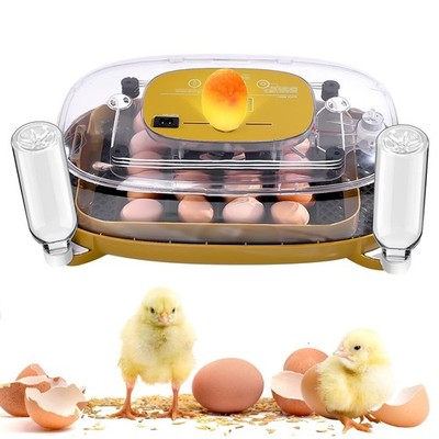 24 Egg Incubator with Automatic Turner, Thermometer seat and Humidity Control...