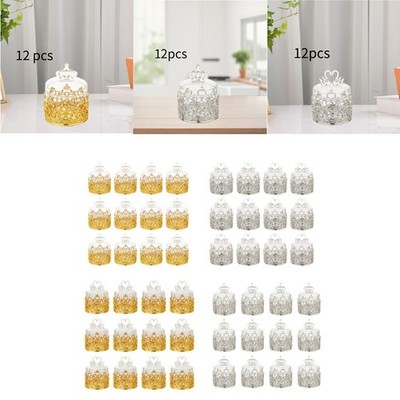 12pcs Candy Storage Boxes Dekorpackkästen für Jubiläumsbrautveranstaltungen