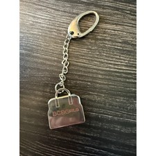 BCBGirl Y2K Mirror Purse Charm Lobster Claw Keychain