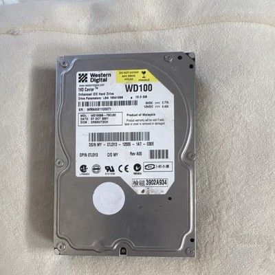 Western Digital WD100 10GB 3.5'' IDE 7200RPM 2MB WD Caviar Internal HDD