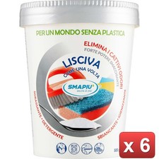 SMAPIU  3 KG -  LISCIVA COME UNA VOLTA GR.500 IN 6 CONFEZIONI  0000000446141