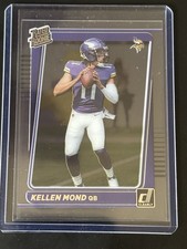 2021 Clearly Donruss Kellen Mond 57 Minnesota Vikings Rated Rookie Football Card