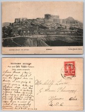 Athens Acropolis Greece Postcard