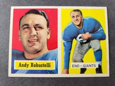 1957 Topps Andy Robustelli #71 New York Giants 