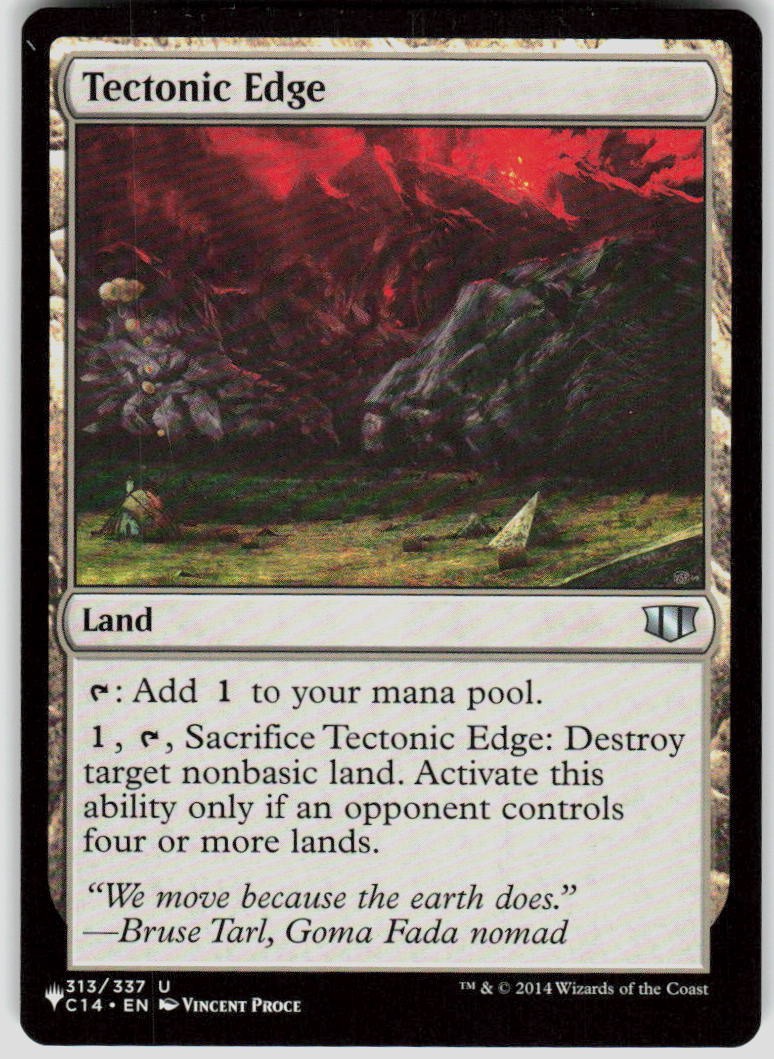 Tectonic Edge 313 Commander 2014 Magic the Gathering MTG