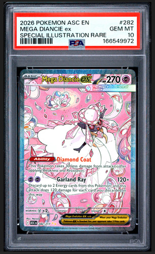 Mega Diancie ex graded PSA 10 for sale on eBay