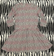 UNIQLO WOMENS LGITHWEIGHT 3/4 SLEEVE MIDI SUMMER DRESS. SIZE 12/L. READ DESC.