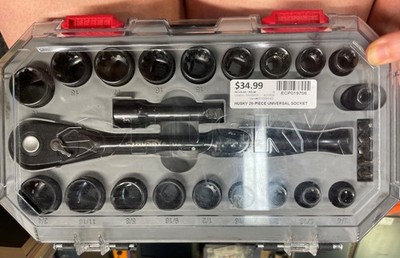 NEW-HUSKY TOOLS 26 PIECE 3/8 IN. DRIVE RATCHET SET (ECP019706)