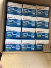 36 BOXES CVS Shower Vapor Tabs Effervescent Tablets