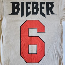 Justin Bieber The Purpose World Tour 2016 Concert Merch Beige SM Graphic T-Shirt