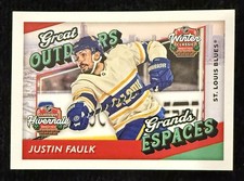 2025-26 Topps NHL Album Sticker #713 🏒 Justin Faulk 🏒 Blues Winter Classic