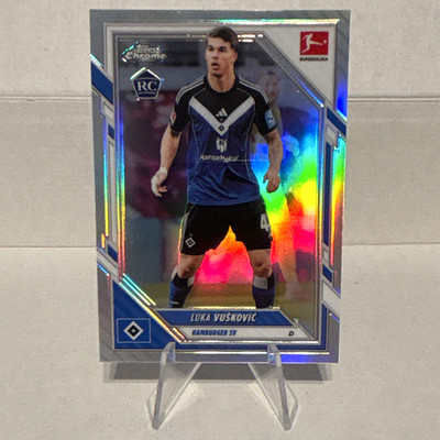 Topps 2025-26 Topps Chrome Bundesliga Luka Vuskovic #35 HSV Rookie Hologramm