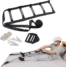 ZUEXT Bed Ladder Assist 160 Inch, Black Pull Up Device w/ Large, 