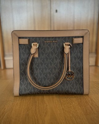 Handtasche Michael Kors Dillon Large Satchel   Brown/Acorn
