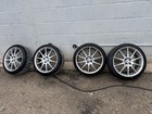 17 oz Alloys Wheels And Tyres 4x100 Mazda Vw Toyota Honda Michelin Trackday
