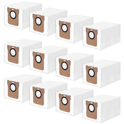 12 pcs Disposable Vacuum Dust Bag: for Dreame L10 Ultra/L10s Ultra/L20 Ultra/...