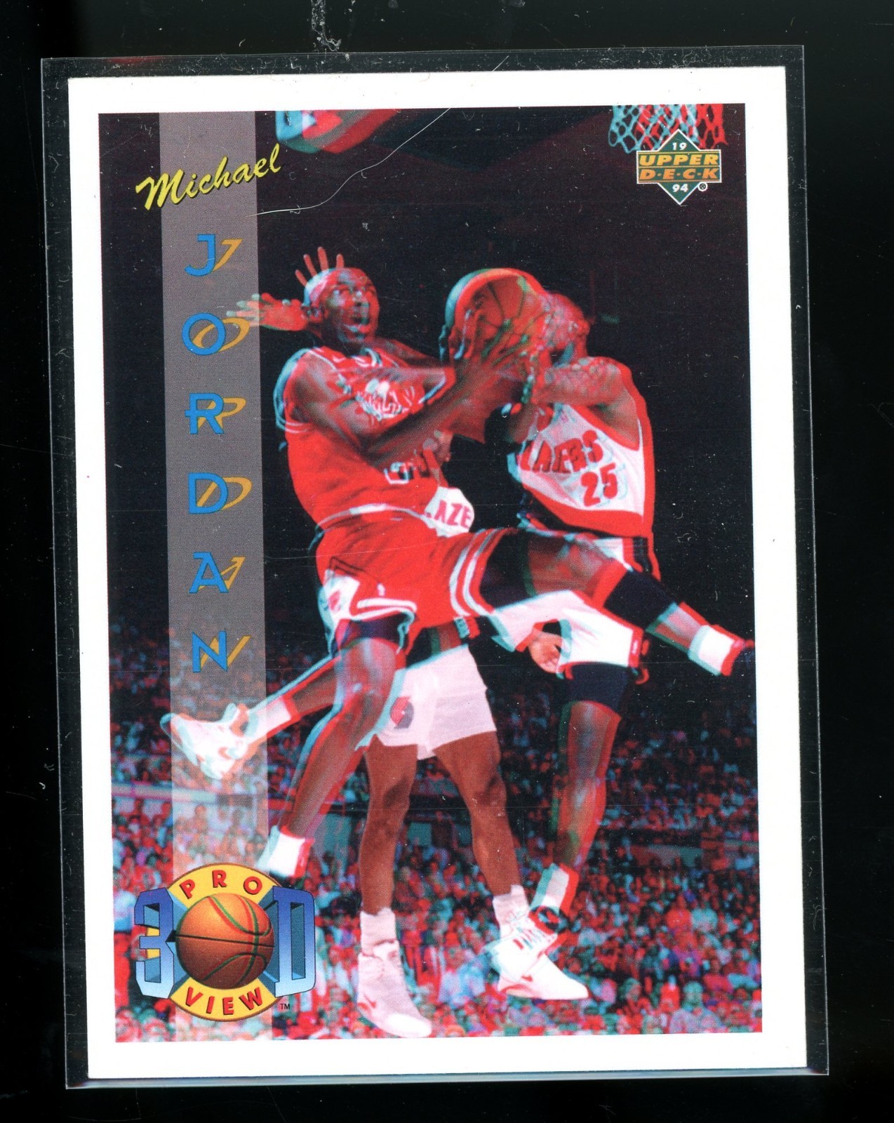 1993-94 Upper Deck Pro View 3D Michael Jordan #23 Chicago Bulls GOAT