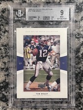 2003 Upper Deck UD Patch Collection Tom Brady #12 BGS 9