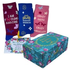 | Gift Box 3 pairs | Inspirational Gifts for Women | Fun Socks | gifts for fr...