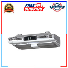 JENSEN SMPS-628 Under-Cabinet Bluetooth Music System Wireless Speaker FM Radio