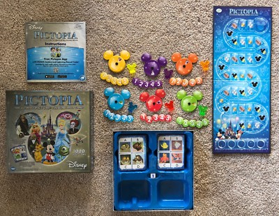 Pictopia Disney Edition Family Picture Trivia Board Game