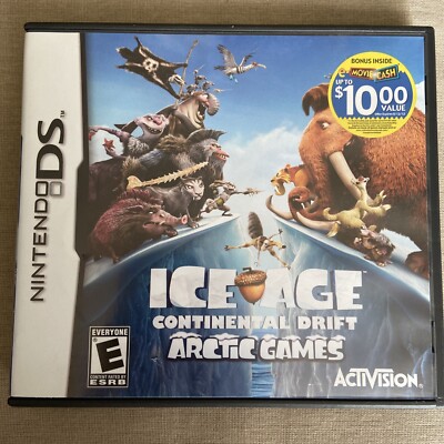 Ice Age: Continental Drift - Arctic Games (Nintendo DS, 2012) CIB