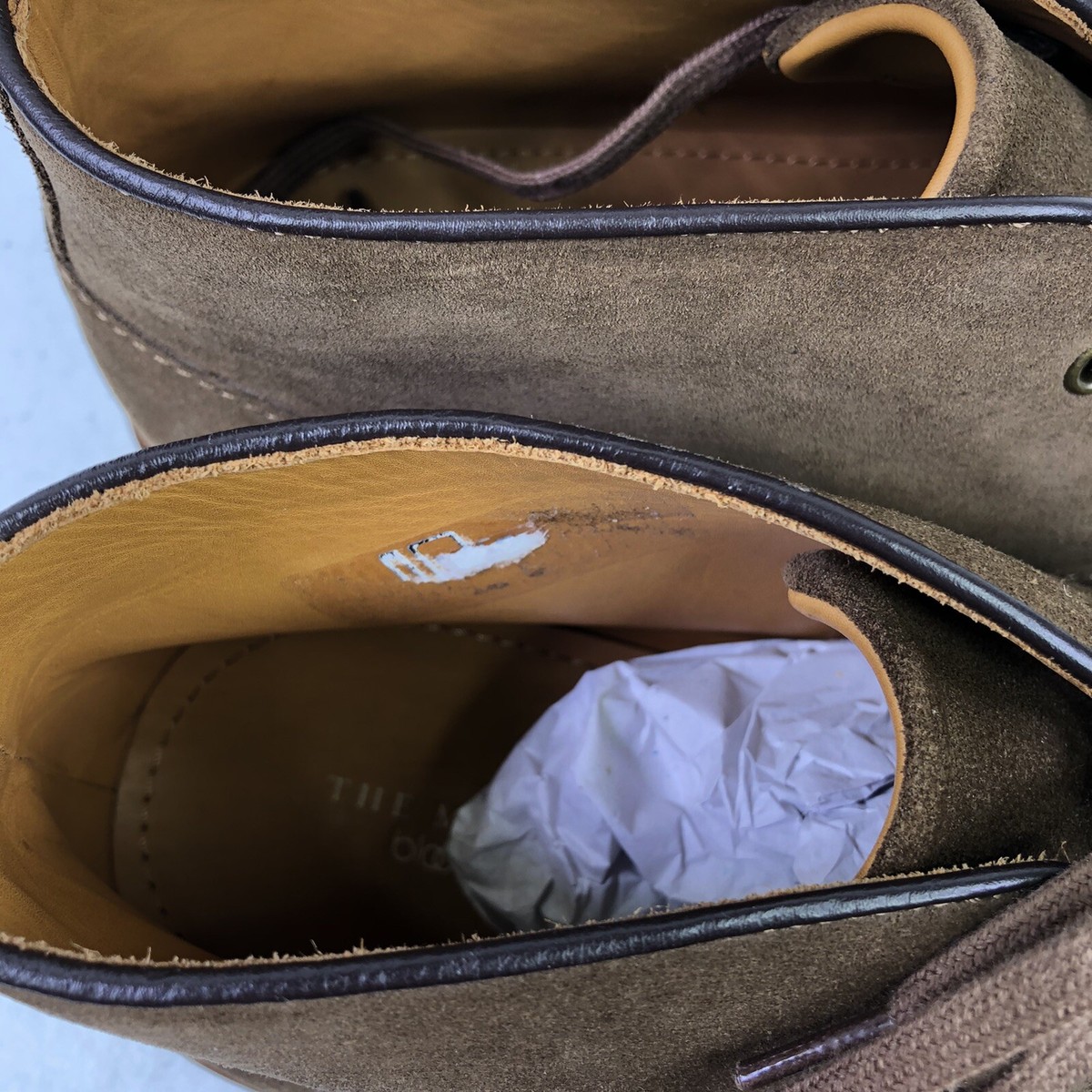 The Men’s Store Bloomingdales Sand Suede Chukka Boots Size 7.5 14580 - Desert Chukka Boot in Tan Suede – ALDEN SHOES main image 3