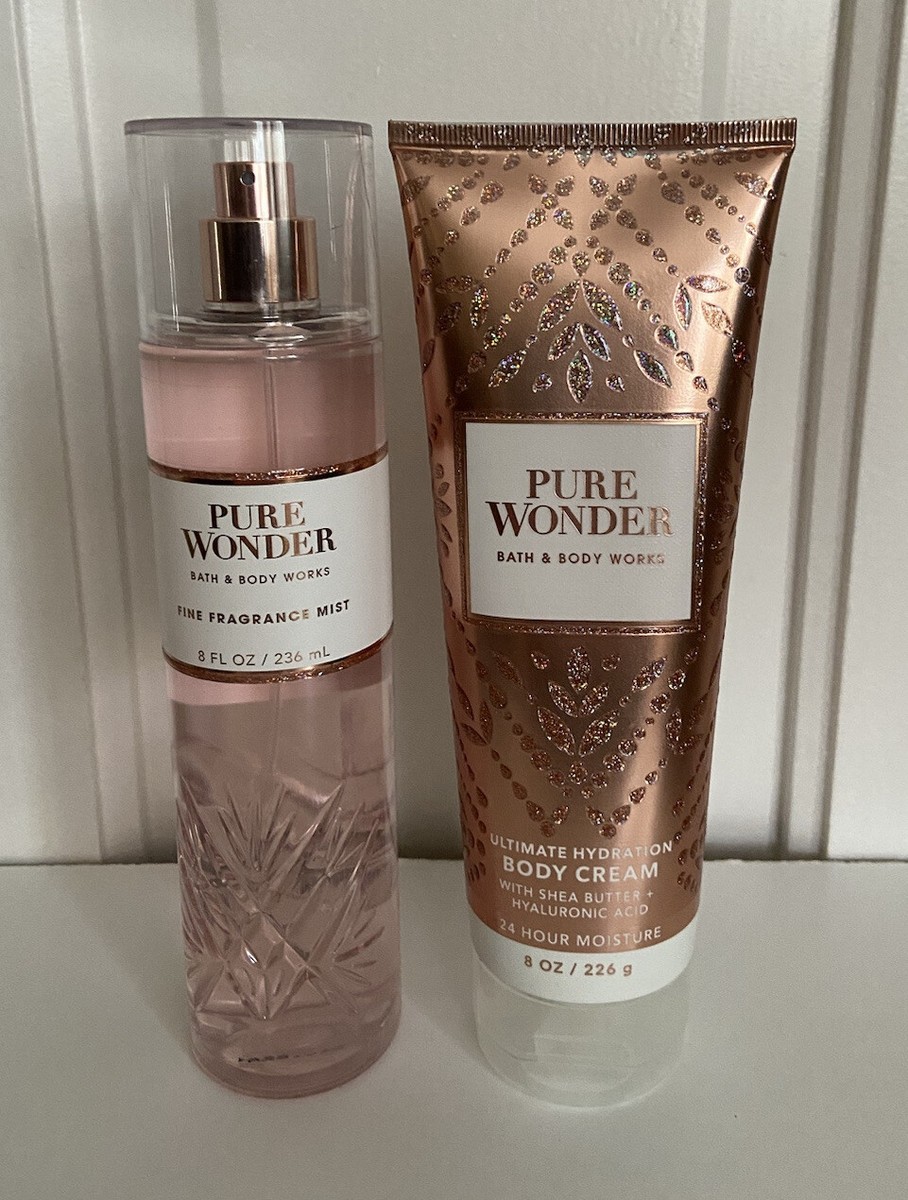 Bath Body Works PURE WONDER Fragrance Mist Body Cream