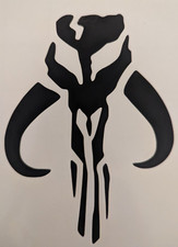 Star Wars The Mandalorian / Bounty Hunter Emblem Vinyl Decal Sticker