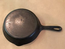 Vintage Vollrath Ware No 5 Smooth Bottom Cast Iron Skillet
