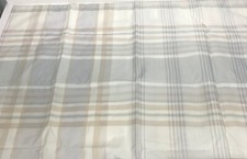 RALPH LAUREN PILLOW SHAM KING Plaid Ivory Tan Gray Blue NEW