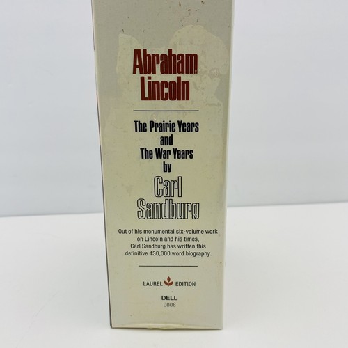 Abraham Lincoln by Carl Sandburg 3 Book Box Set 1975 Sealed Brand New - Picture 4 of 4