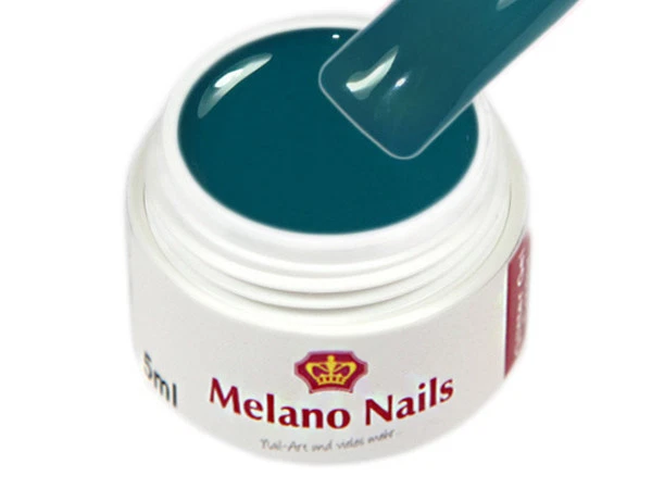 MELANO NAILS Color UV Gel Farbengel Hecho en Alemania 5 ml Color Salvia