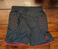 KELME Men's Football Soccer Training Goalie Goalkeeper Padded Shorts Size M Gray