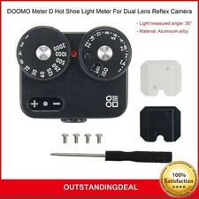 DOOMO D Hot Shoe Light Meter For Dual Lens   Camera 120/135 RangeFinder #E8
