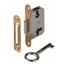 HETTICH Einsteckschloss 15mm vermessingt