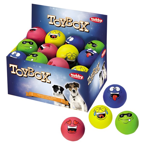 Nobby Hundespielzeug Ball Moosgummi 6,3 Cm SchwimmfäHig Wurfapportier-Spielzeug-image