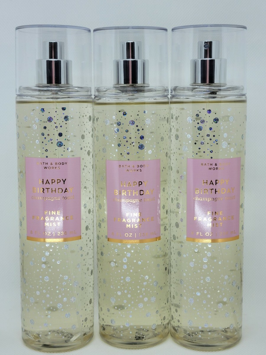 Bath & Body Works Happy Birthday Champagne Toast Fine Fragrance