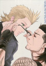 Final Fantasy 15 XV Doujinshi Comic Book Gladiolus Gladio x Ignis Can't Take My