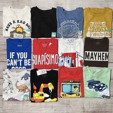 Toddler Boy Lot Of T-Shirts Size 3T. NWT 12 Short Sleeve T-Shirts. Colorful.