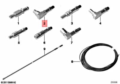 Genuine BMW MINI BMW I ROLLS-ROYCE Alpina Hf Socket Contact Angled  