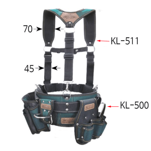 Corea KAYA Herramienta de Trabajo Militar Cinturón Tirantes KL-5000,511,500, Bolsas - Imagen 1 de 4