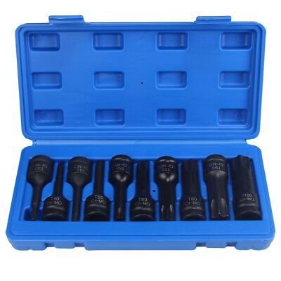 1/2'' Star Impact Torx Socket Bit Tool T30 T40 T45 T50 T55 T60 T70 T80 T90 T100