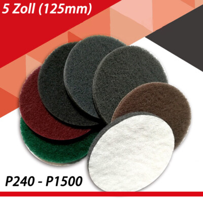 5 Zoll Schleifpad 125mm Mit M10 Adapter - Polierpad Für Rotationswerkzeuge