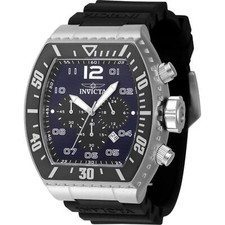 Invicta Men's Watch Pro Diver Chronograph Blue and Black Dial Strap 47281
